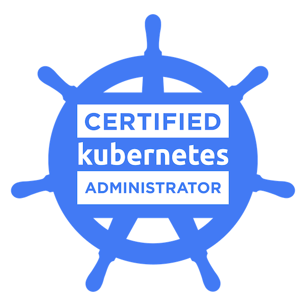 Certified Kubernetes Administrator badge — not yet earned